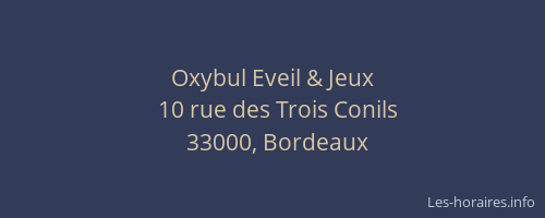 Oxybul Eveil & Jeux