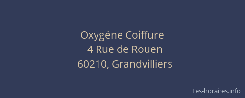 Oxyg&eacute;ne Coiffure