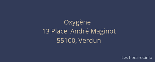 Oxyg&egrave;ne