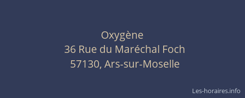 Oxyg&egrave;ne
