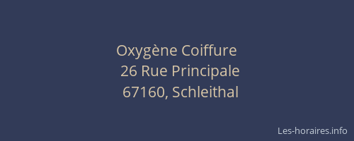 Oxygène Coiffure