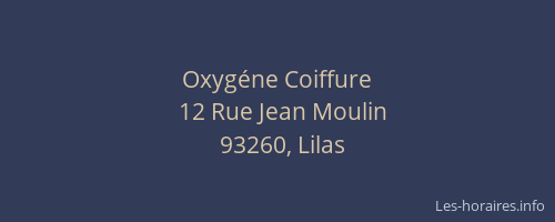 Oxygéne Coiffure