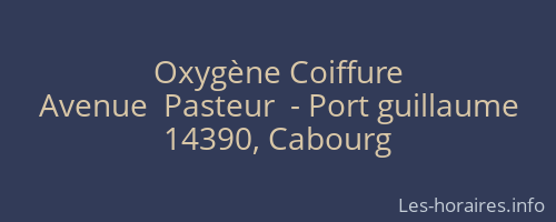 Oxygène Coiffure