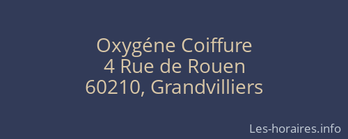 Oxygéne Coiffure