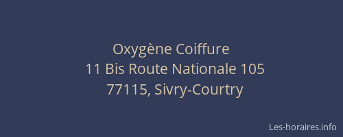 Oxygène Coiffure
