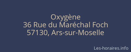 Oxygène