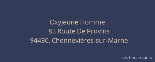 Oxyjeune Homme