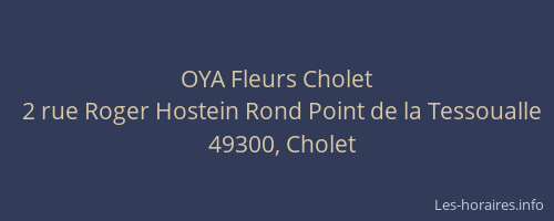 OYA Fleurs Cholet