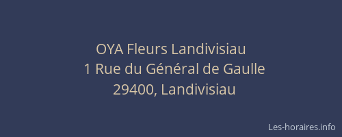 OYA Fleurs Landivisiau