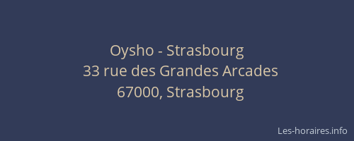 Oysho - Strasbourg