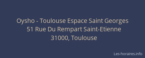 Oysho - Toulouse Espace Saint Georges