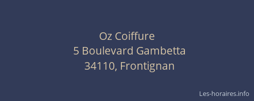 Oz Coiffure