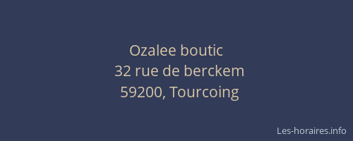 Ozalee boutic