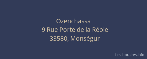 Ozenchassa