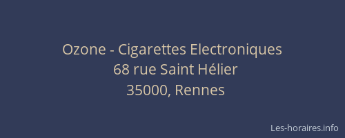 Ozone - Cigarettes Electroniques