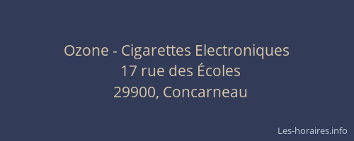 Ozone - Cigarettes Electroniques