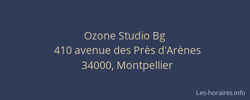 Ozone Studio Bg