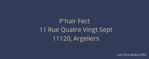 P'hair Fect