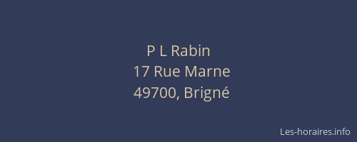P L Rabin