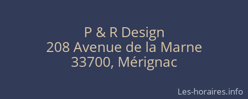 P & R Design
