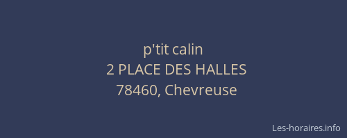 p'tit calin