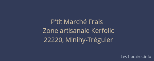 P'tit March&eacute; Frais