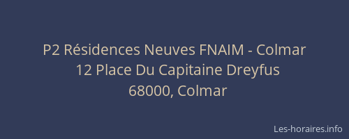 P2 Résidences Neuves FNAIM - Colmar