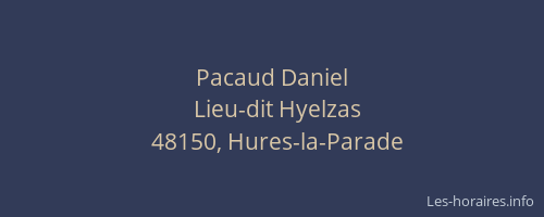Pacaud Daniel