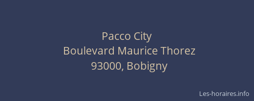 Pacco City