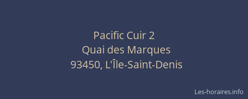 Pacific Cuir 2