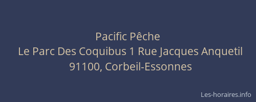 Pacific Pêche