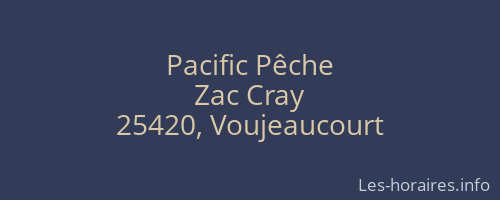 Pacific Pêche