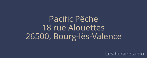 Pacific Pêche
