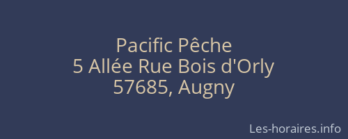 Pacific Pêche