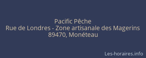 Pacific Pêche