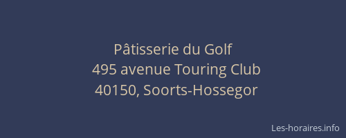 P&acirc;tisserie du Golf