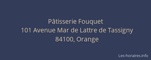 Pâtisserie Fouquet