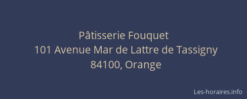 P&acirc;tisserie Fouquet
