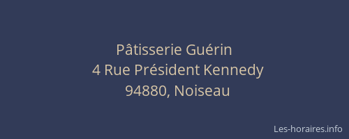 P&acirc;tisserie Gu&eacute;rin