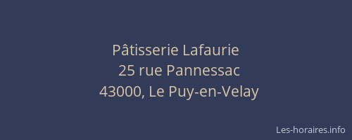 P&acirc;tisserie Lafaurie