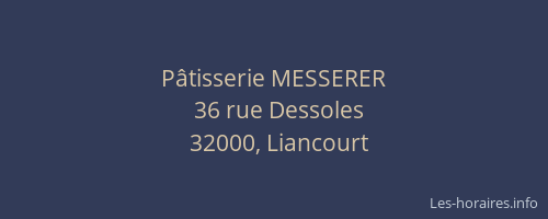 P&acirc;tisserie MESSERER