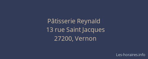 Pâtisserie Reynald