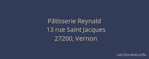 P&acirc;tisserie Reynald