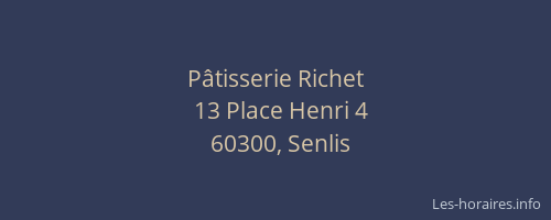P&acirc;tisserie Richet