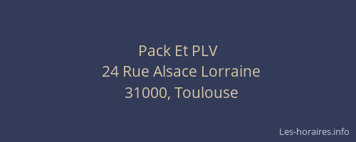 Pack Et PLV