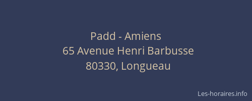 Padd - Amiens