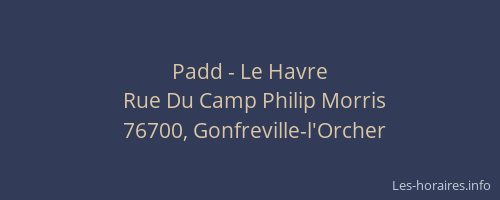 Padd - Le Havre