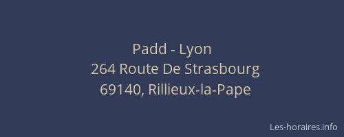 Padd - Lyon