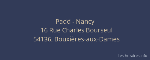 Padd - Nancy