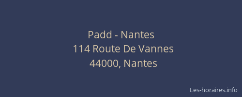Padd - Nantes